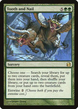 Tooth and Nail [Modern Masters] | Jomio and Rueliete's Cards and Comics