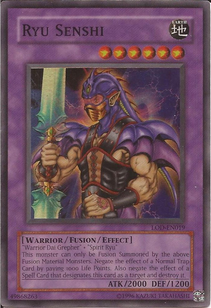 Ryu Senshi [LOD-EN019] Super Rare | Jomio and Rueliete's Cards and Comics
