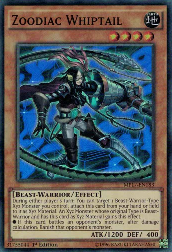 Zoodiac Whiptail [MP17-EN183] Super Rare | Jomio and Rueliete's Cards and Comics