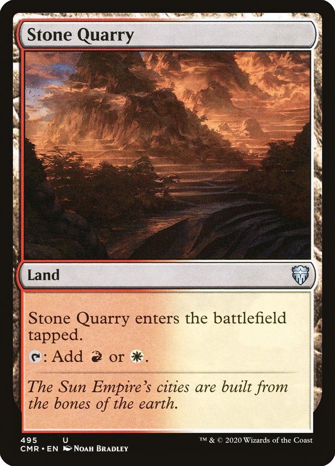Stone Quarry [Commander Legends] | Jomio and Rueliete's Cards and Comics