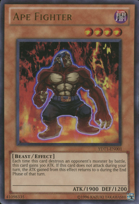 Ape Fighter (5D's Duel Transer) [YDT1-EN001] Ultra Rare | Jomio and Rueliete's Cards and Comics