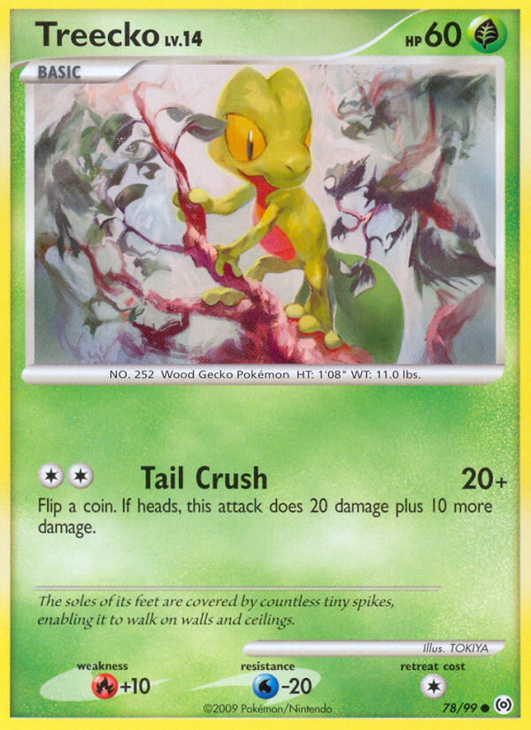 Treecko (78/99) [Platinum: Arceus] | Jomio and Rueliete's Cards and Comics