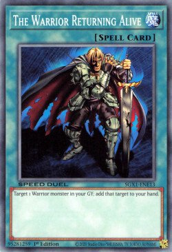The Warrior Returning Alive [SGX1-ENE13] Common | Jomio and Rueliete's Cards and Comics