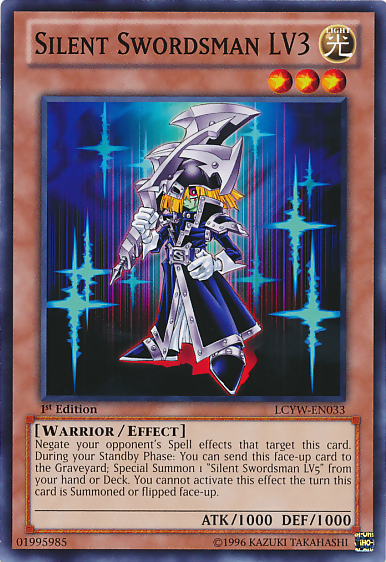 Silent Swordsman LV3 [LCYW-EN033] Common | Jomio and Rueliete's Cards and Comics