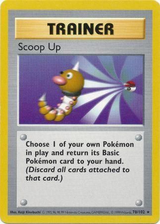 Scoop Up (78/102) [Base Set Shadowless Unlimited] | Jomio and Rueliete's Cards and Comics