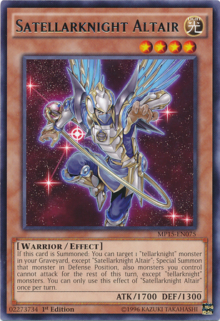 Satellarknight Altair [MP15-EN075] Rare | Jomio and Rueliete's Cards and Comics