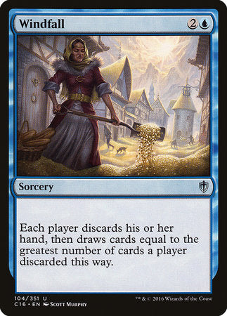 Windfall [Commander 2016] | Jomio and Rueliete's Cards and Comics