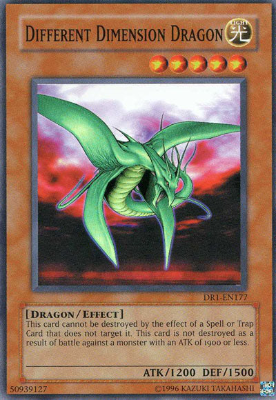 Different Dimension Dragon [DR1-EN177] Super Rare | Jomio and Rueliete's Cards and Comics