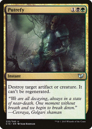 Putrefy [Commander 2015] | Jomio and Rueliete's Cards and Comics