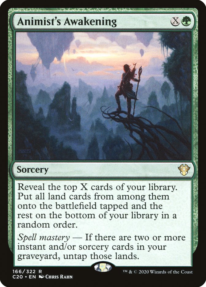 Animist's Awakening [Commander 2020] | Jomio and Rueliete's Cards and Comics