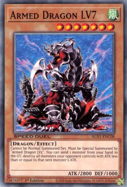 Armed Dragon LV7 [SGX1-ENC08] Common | Jomio and Rueliete's Cards and Comics