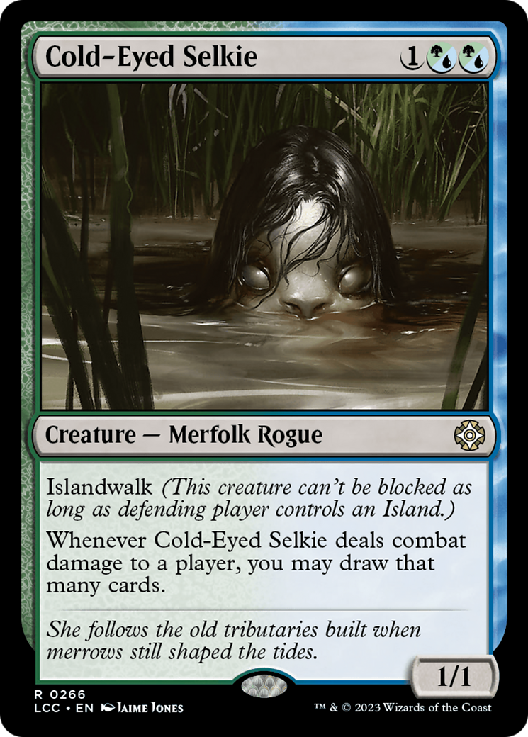 Cold-Eyed Selkie [The Lost Caverns of Ixalan Commander] | Jomio and Rueliete's Cards and Comics