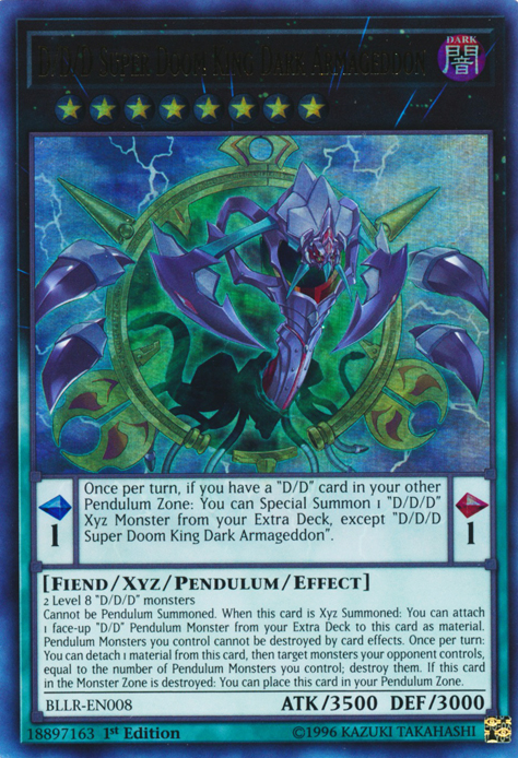 D/D/D Super Doom King Dark Armageddon [BLLR-EN008] Ultra Rare | Jomio and Rueliete's Cards and Comics