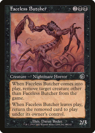 Faceless Butcher [Torment] | Jomio and Rueliete's Cards and Comics