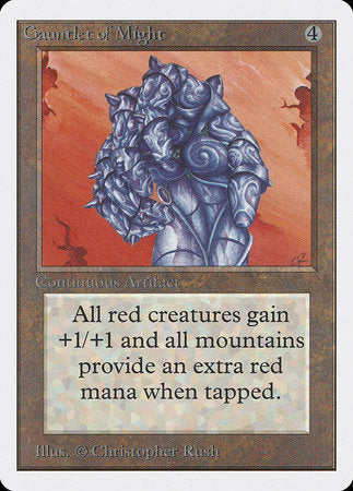 Gauntlet of Might [Unlimited Edition] | Jomio and Rueliete's Cards and Comics
