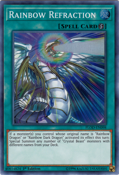 Rainbow Refraction [FLOD-EN098] Super Rare | Jomio and Rueliete's Cards and Comics