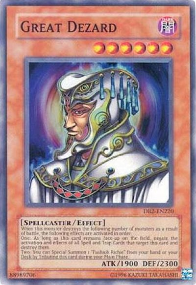 Great Dezard [DB2-EN220] Super Rare | Jomio and Rueliete's Cards and Comics