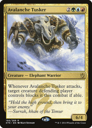 Avalanche Tusker [Khans of Tarkir] | Jomio and Rueliete's Cards and Comics