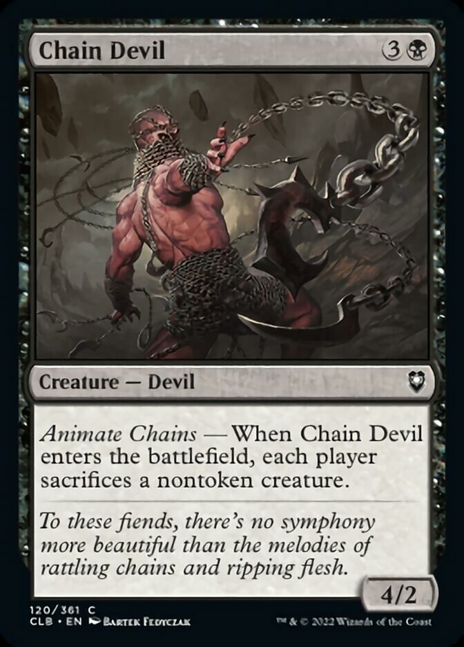 Chain Devil [Commander Legends: Battle for Baldur's Gate] | Jomio and Rueliete's Cards and Comics