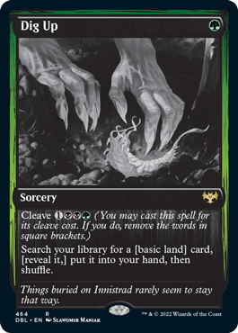 Dig Up [Innistrad: Double Feature] | Jomio and Rueliete's Cards and Comics