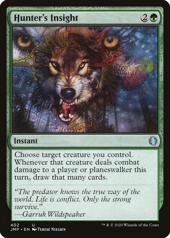 Hunter's Insight [Jumpstart] | Jomio and Rueliete's Cards and Comics