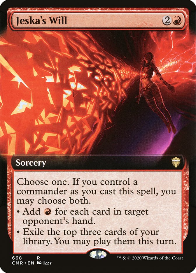 Jeska's Will (Extended Art) [Commander Legends] | Jomio and Rueliete's Cards and Comics