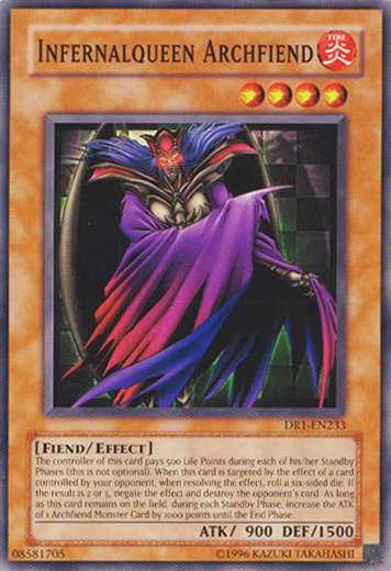 Infernalqueen Archfiend [DR1-EN233] Common | Jomio and Rueliete's Cards and Comics