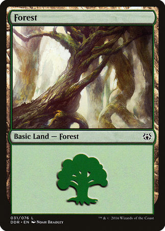 Forest (31) [Duel Decks: Nissa vs. Ob Nixilis] | Jomio and Rueliete's Cards and Comics