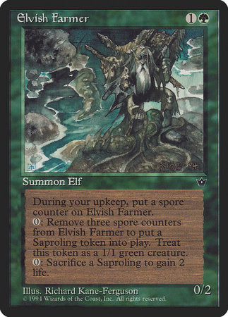 Elvish Farmer [Fallen Empires] | Jomio and Rueliete's Cards and Comics