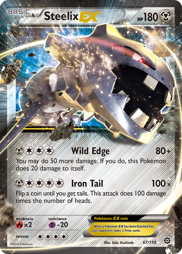 Steelix EX (67/114) [XY: Steam Siege] | Jomio and Rueliete's Cards and Comics