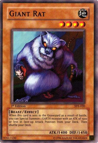Giant Rat [SYE-020] Common | Jomio and Rueliete's Cards and Comics