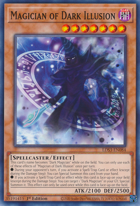 Magician of Dark Illusion [LDS3-EN084] Common | Jomio and Rueliete's Cards and Comics
