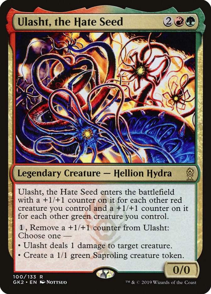 Ulasht, the Hate Seed [Ravnica Allegiance Guild Kit] | Jomio and Rueliete's Cards and Comics