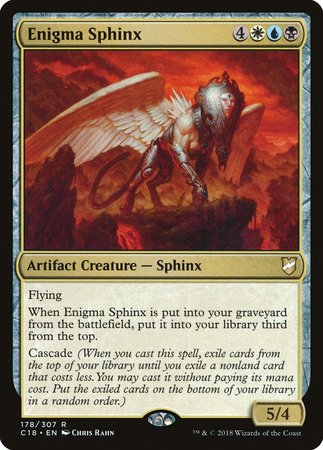 Enigma Sphinx [Commander 2018] | Jomio and Rueliete's Cards and Comics