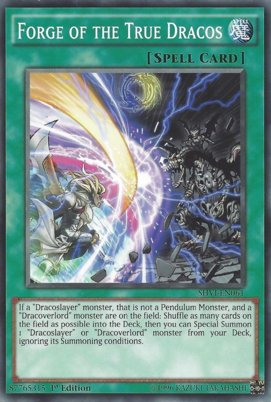 Forge of the True Dracos [SHVI-EN061] Common | Jomio and Rueliete's Cards and Comics