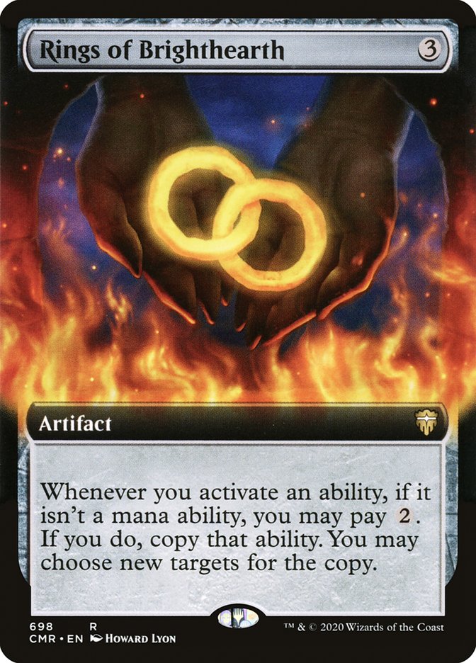 Rings of Brighthearth (Extended Art) [Commander Legends] | Jomio and Rueliete's Cards and Comics