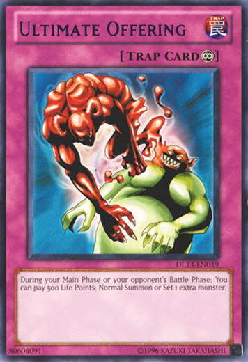 Ultimate Offering (Purple) [DL13-EN019] Rare | Jomio and Rueliete's Cards and Comics