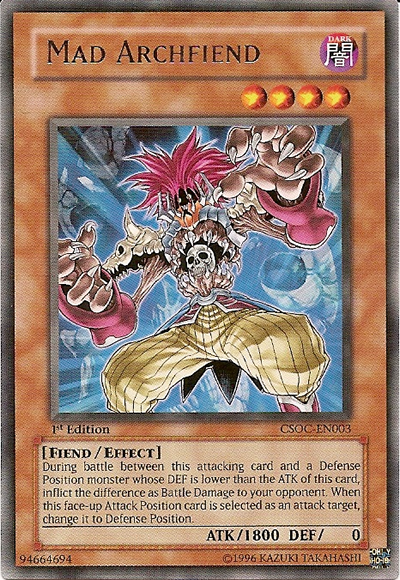 Mad Archfiend [CSOC-EN003] Rare | Jomio and Rueliete's Cards and Comics