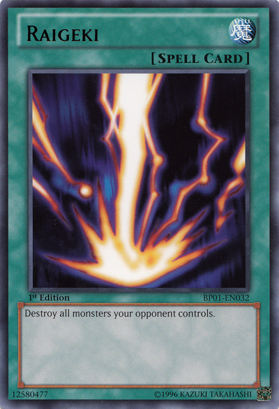 Raigeki [BP01-EN032] Rare | Jomio and Rueliete's Cards and Comics