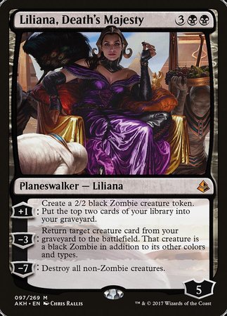 Liliana, Death's Majesty [Amonkhet] | Jomio and Rueliete's Cards and Comics