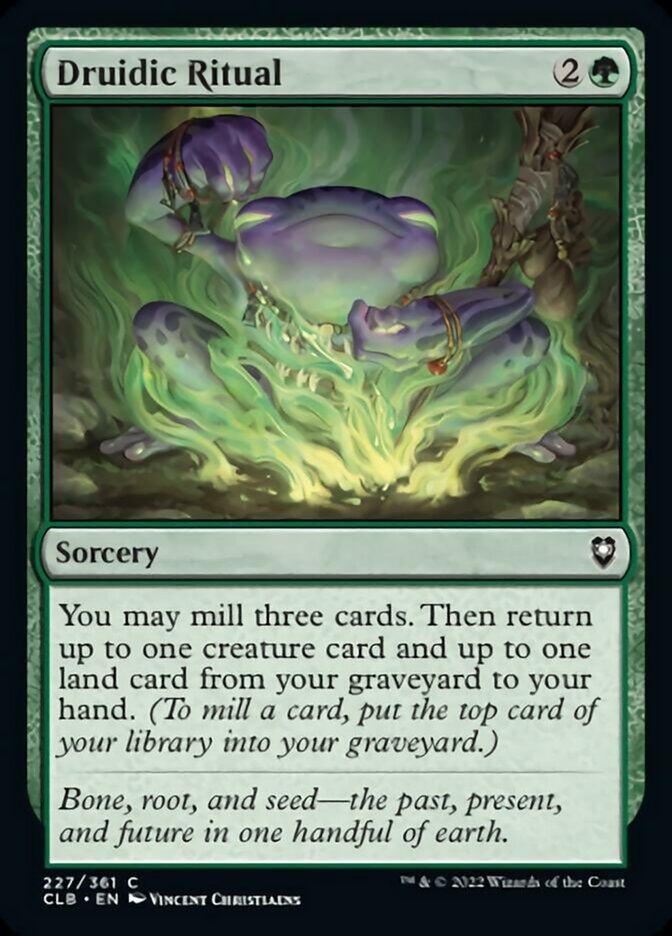 Druidic Ritual [Commander Legends: Battle for Baldur's Gate] | Jomio and Rueliete's Cards and Comics