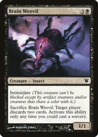 Brain Weevil [Innistrad] | Jomio and Rueliete's Cards and Comics