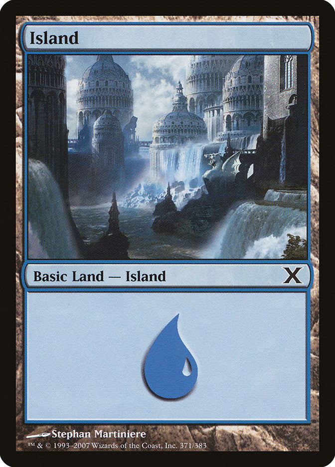 Island (371) [Tenth Edition] | Jomio and Rueliete's Cards and Comics