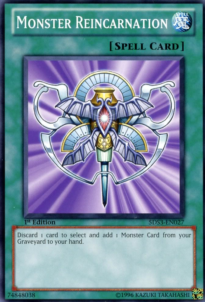 Monster Reincarnation [5DS3-EN027] Common | Jomio and Rueliete's Cards and Comics
