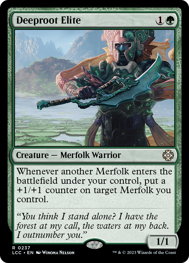 Deeproot Elite [The Lost Caverns of Ixalan Commander] | Jomio and Rueliete's Cards and Comics