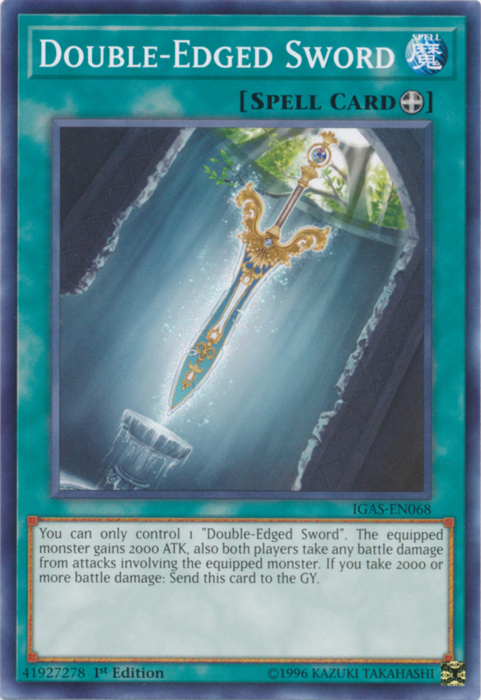 Double-Edged Sword [IGAS-EN068] Common | Jomio and Rueliete's Cards and Comics