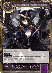 Astema, the Fallen Angel of Desolation (S-014) [Starter Deck: Jet Black Phantom] | Jomio and Rueliete's Cards and Comics