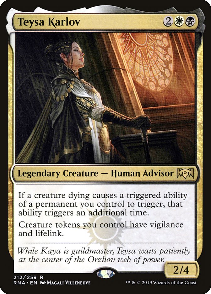 Teysa Karlov [Ravnica Allegiance] | Jomio and Rueliete's Cards and Comics