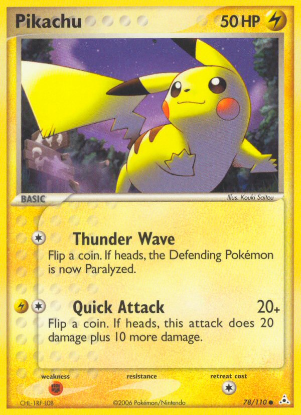 Pikachu (78/110) [EX: Holon Phantoms] | Jomio and Rueliete's Cards and Comics