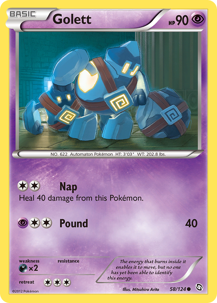 Golett (58/124) [Black & White: Dragons Exalted] | Jomio and Rueliete's Cards and Comics